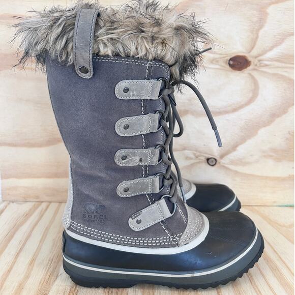 Sorel - Joan Of Arctic - Winter Boots - Gray - Women's - 7 - NL1540-015 - Picture 1 of 8